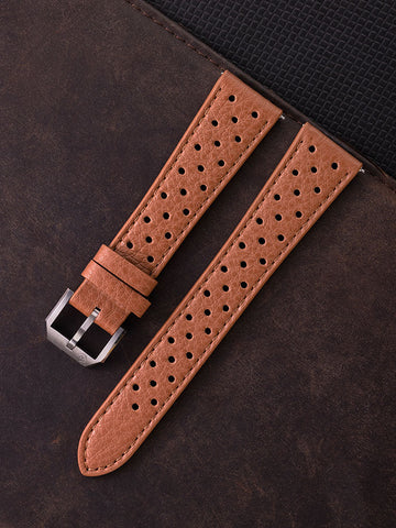 Armband - Nivada Lederband Braun Racing