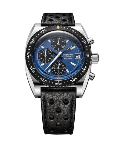Nivada Grenchen Autochron Blue Mecaquartz 77005Q