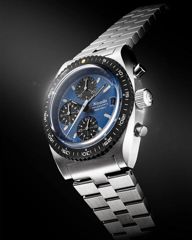 Nivada Grenchen Autochron Blue Mecaquartz 77005Q