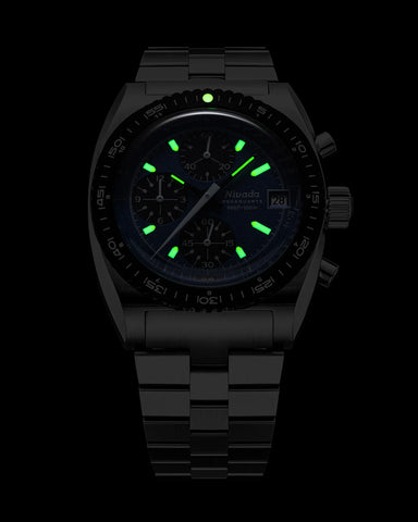 Nivada Grenchen Autochron Blue Mecaquartz 77005Q