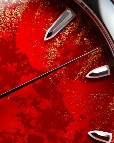 Awake-sơn-mai-frosted-leaf-royal-red 12