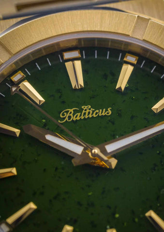 Balticus Stardust Gold Green Aventurin 37mm OUTLET