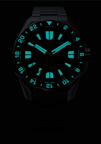 Boldr Odyssey 44 Freediver GMT Black-Green
