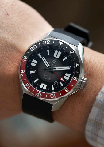 Boldr Odyssey 44 Freediver GMT Black-Red