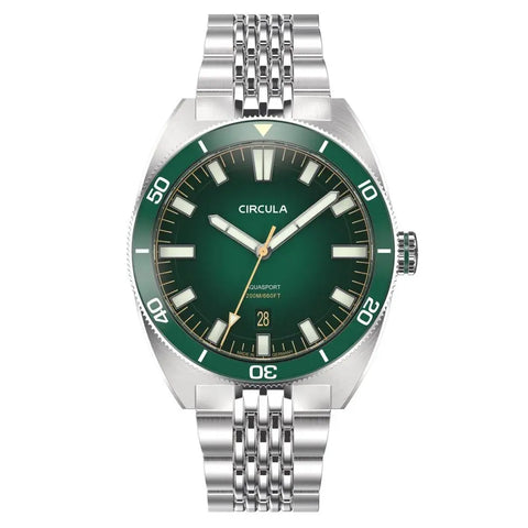Circula AquaSport II - Green - Dive Watch