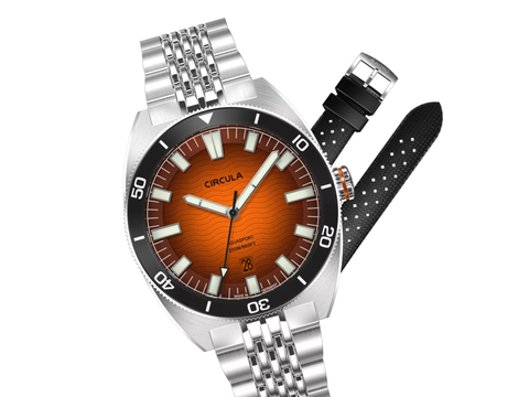 Circula AquaSport II - Orange - Dive Watch