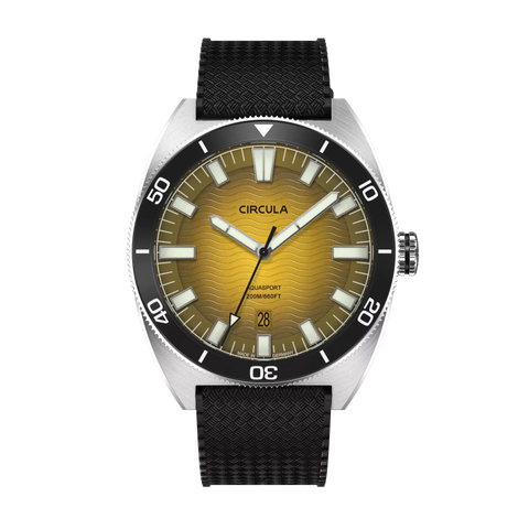 Circula AquaSport II - Yellow - Dive Watch