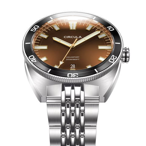 Circula AquaSport II - Brown - Dive Watch