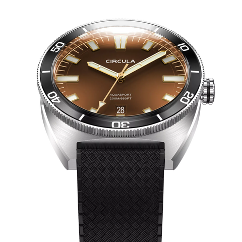 Circula AquaSport II - Brown - Dive Watch
