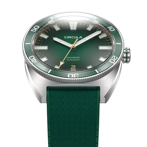 Circula AquaSport II - Green - Dive Watch