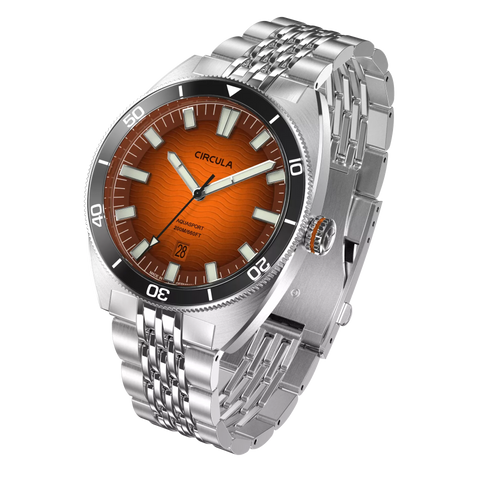 Circula AquaSport II - Orange - Dive Watch