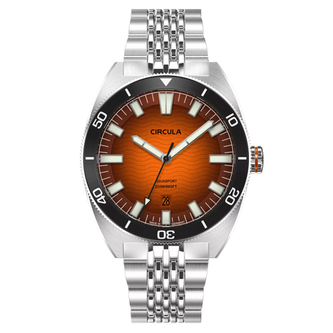 Circula AquaSport II - Orange - Dive Watch