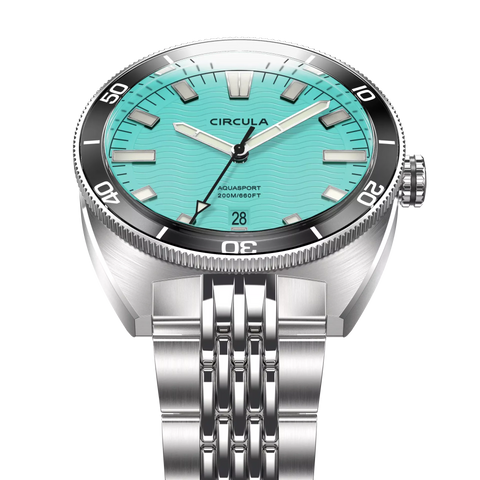 Circula AquaSport II - Turquoise - Dive Watch