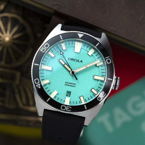 Circula AquaSport II - Turquoise - Dive Watch