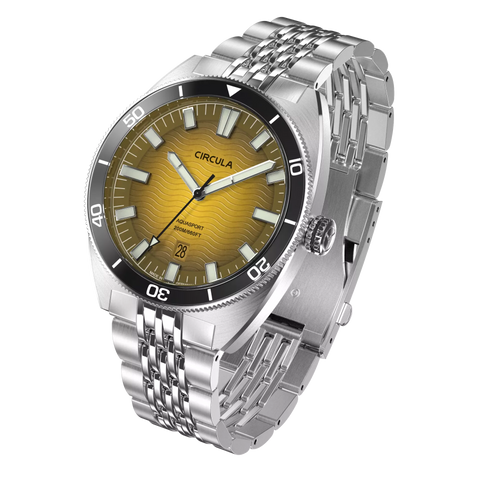 Circula AquaSport II - Yellow - Dive Watch