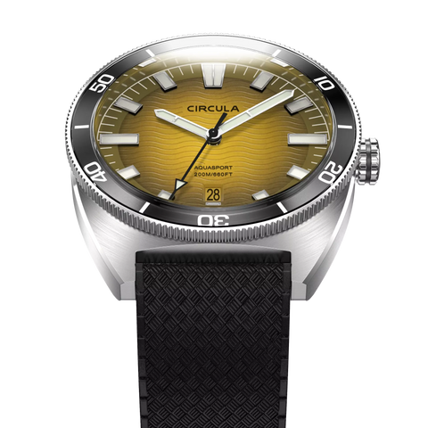 Circula AquaSport II - Yellow - Dive Watch