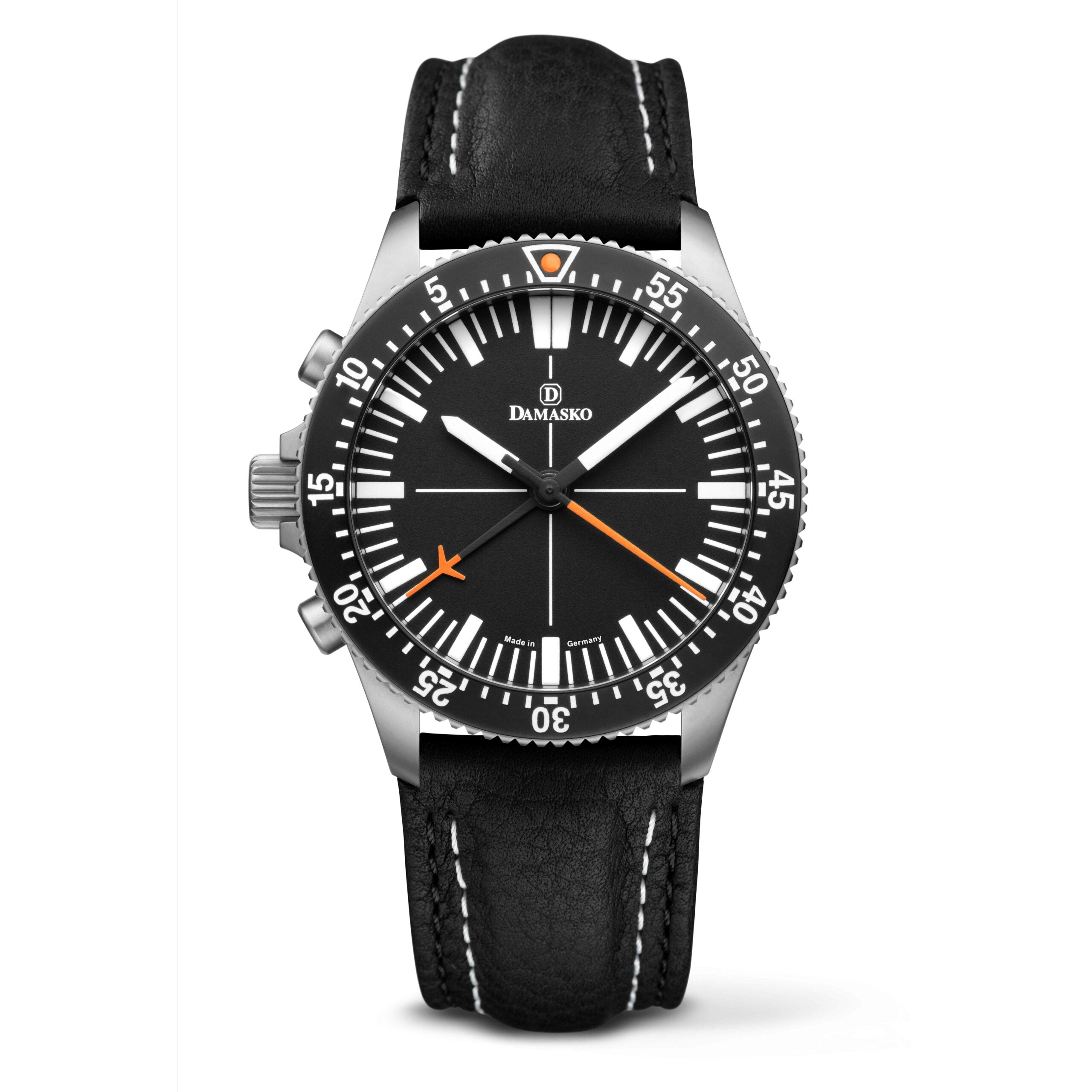 Leather strap. Black