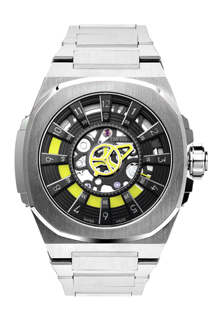 DWISS M3S - Yellow - Steel Bracelet
