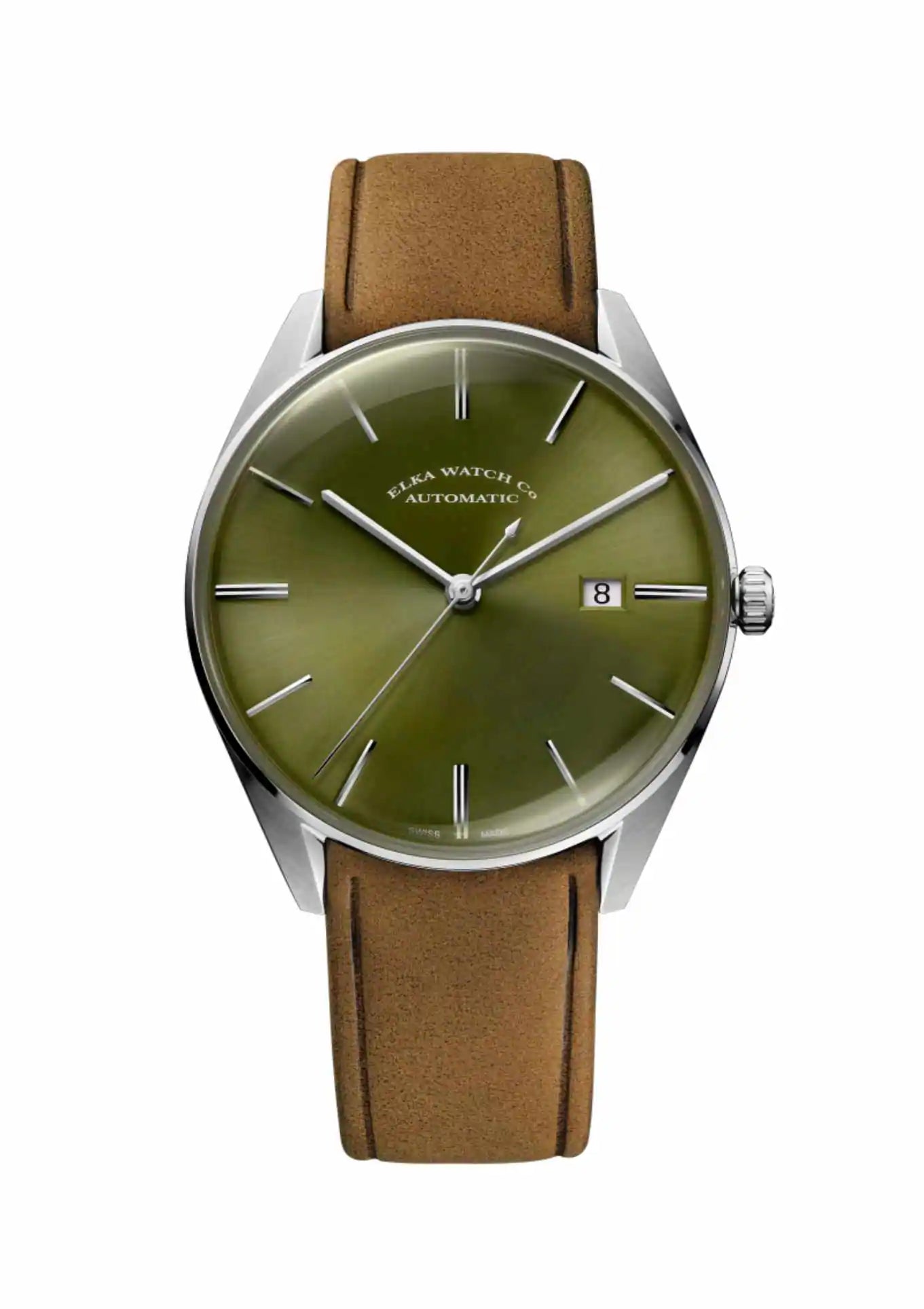 Brown leather strap
