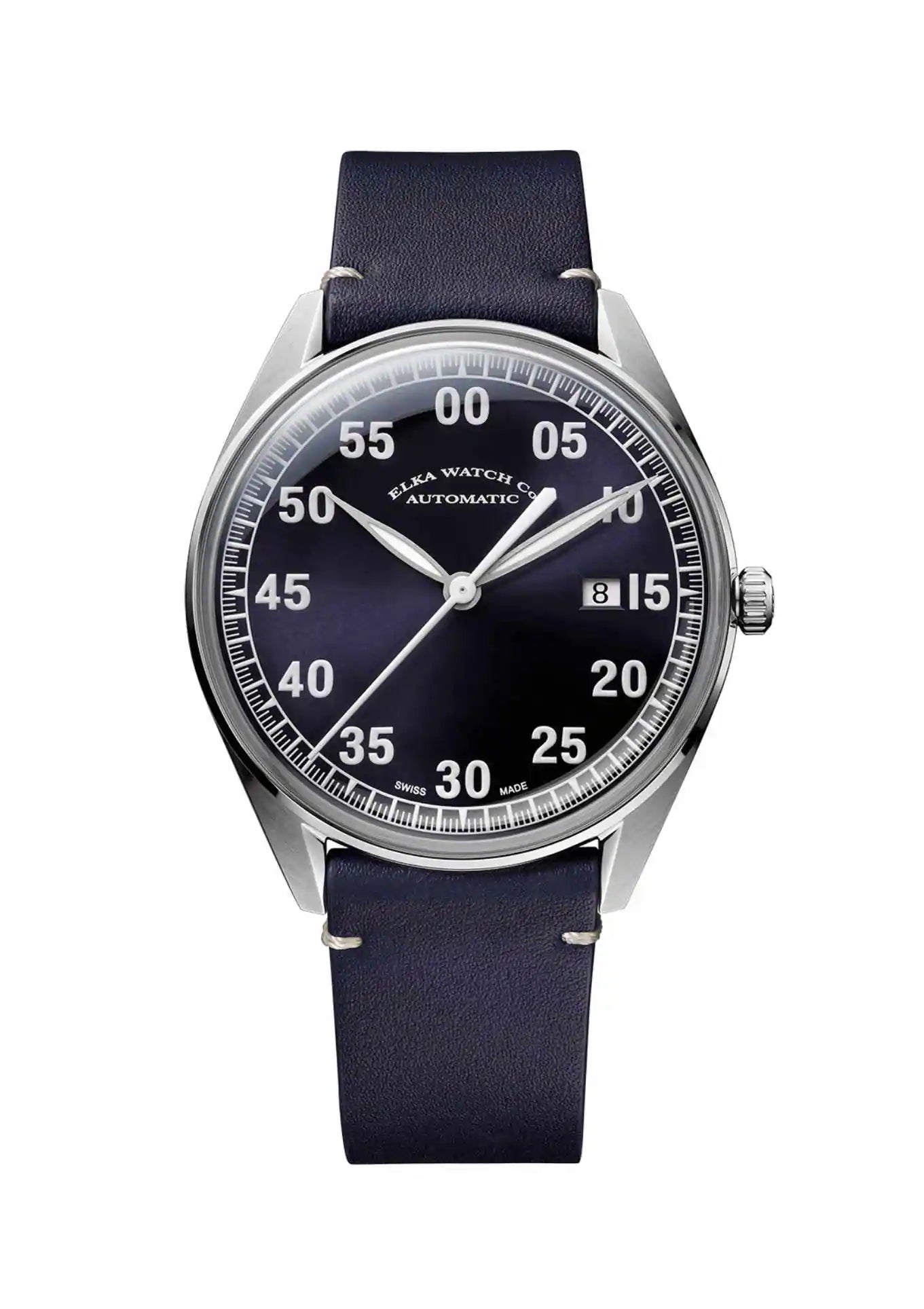Leather strap blue