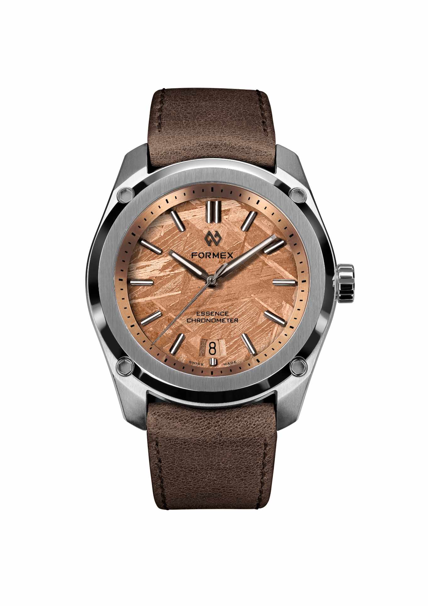 Brown leather strap