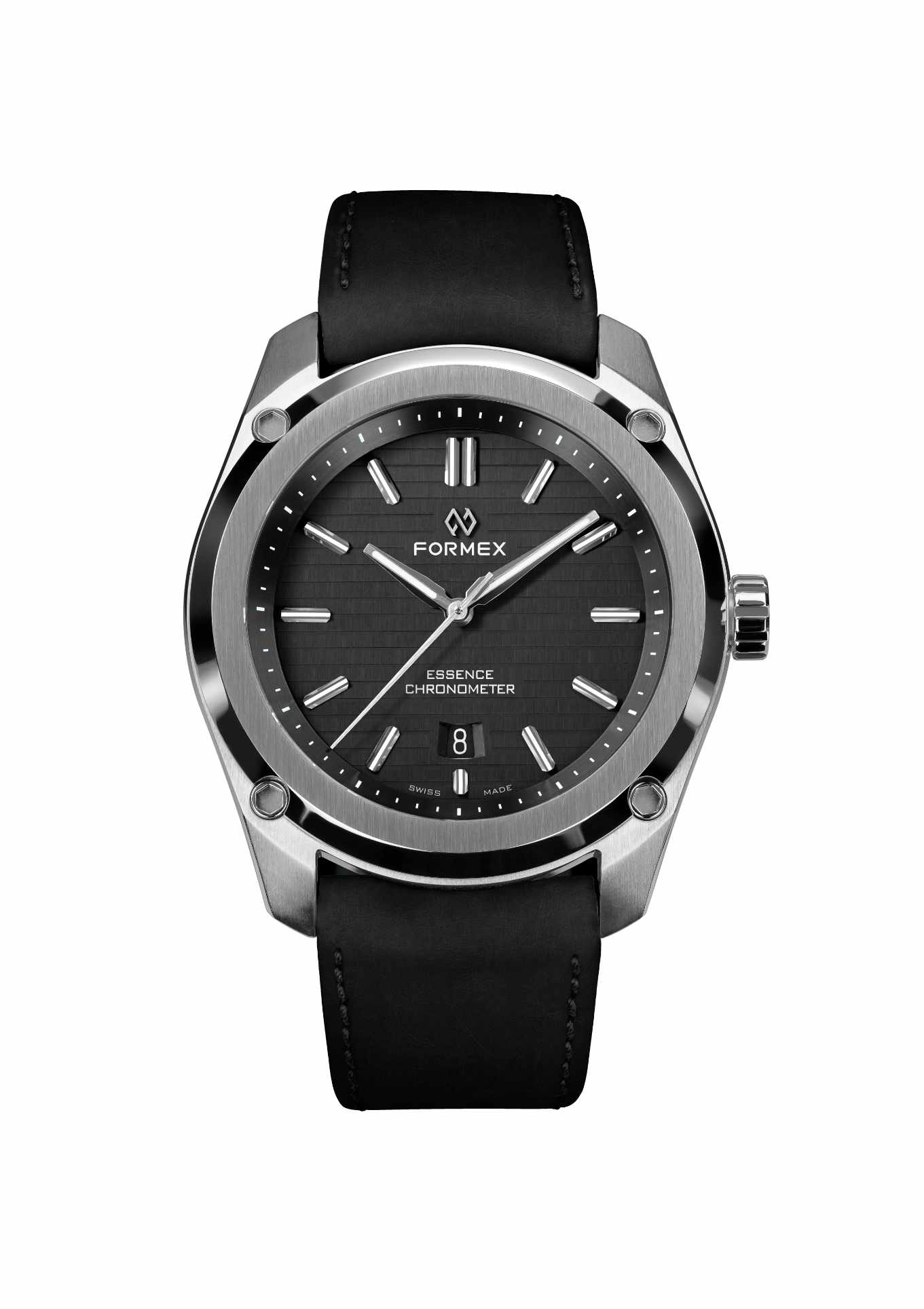 Leather strap. Black