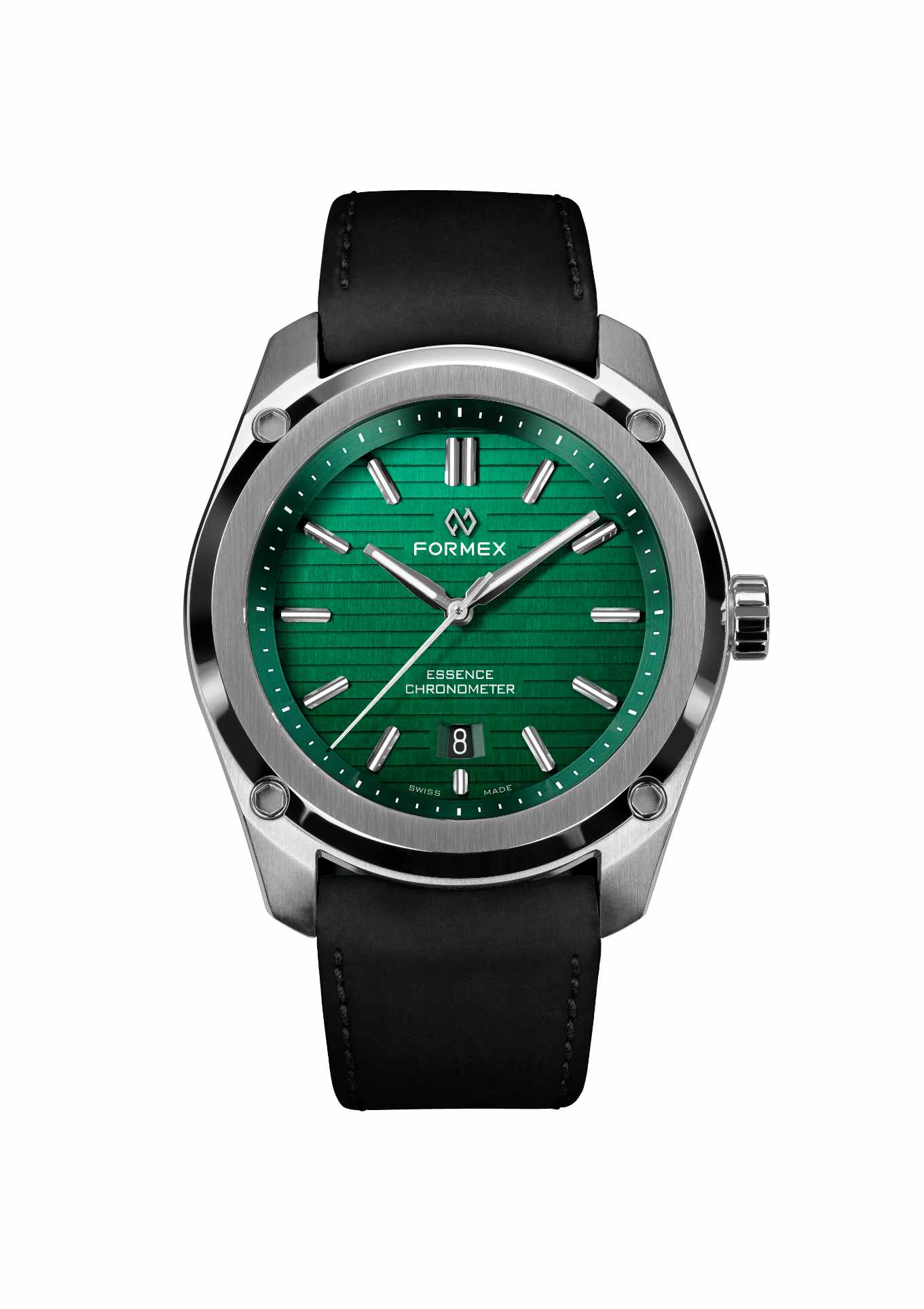 Leather strap. Black