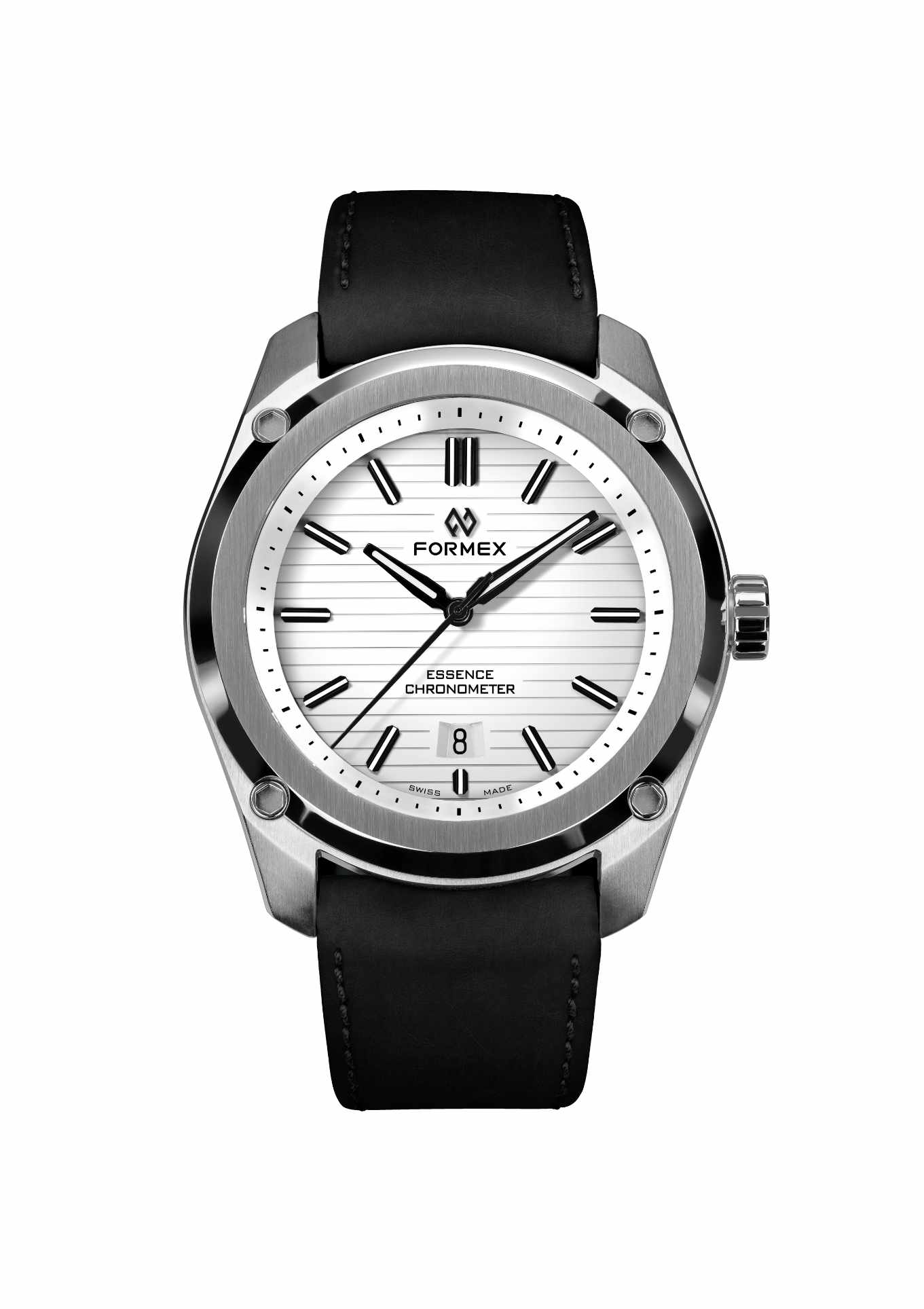 Leather strap. Black