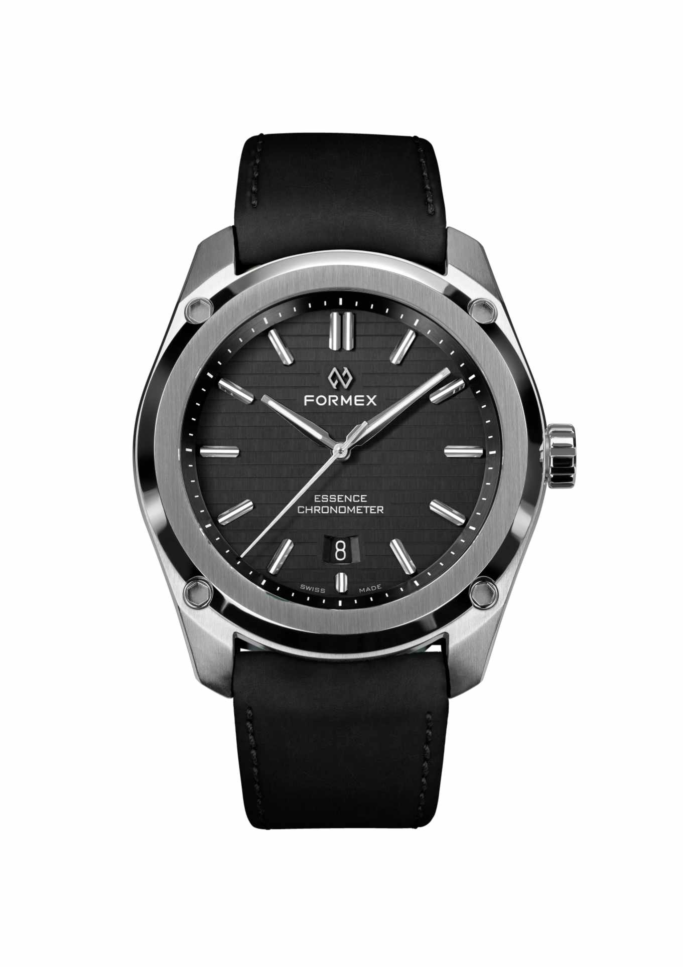 Leather strap. Black