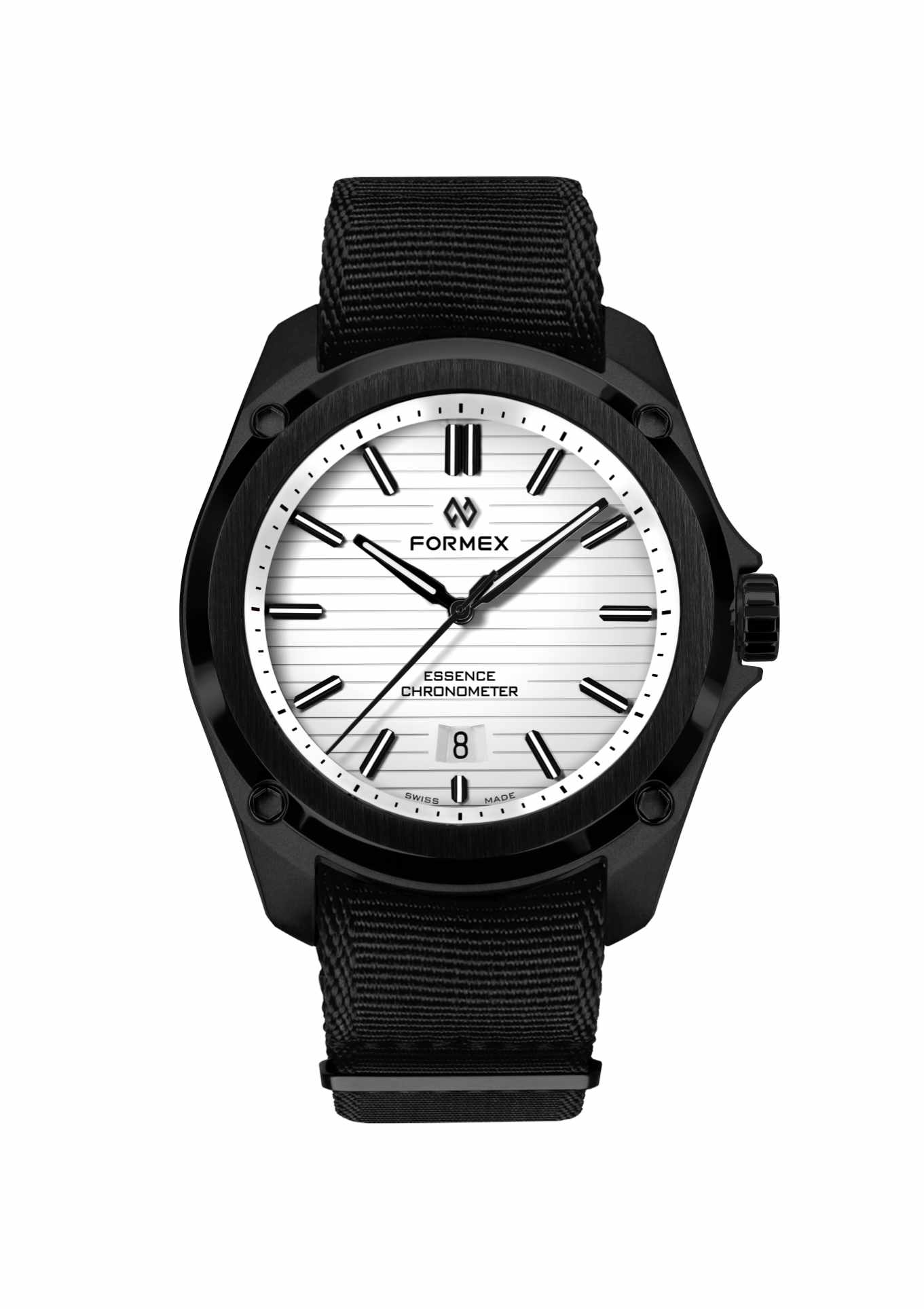 Textile strap. Black