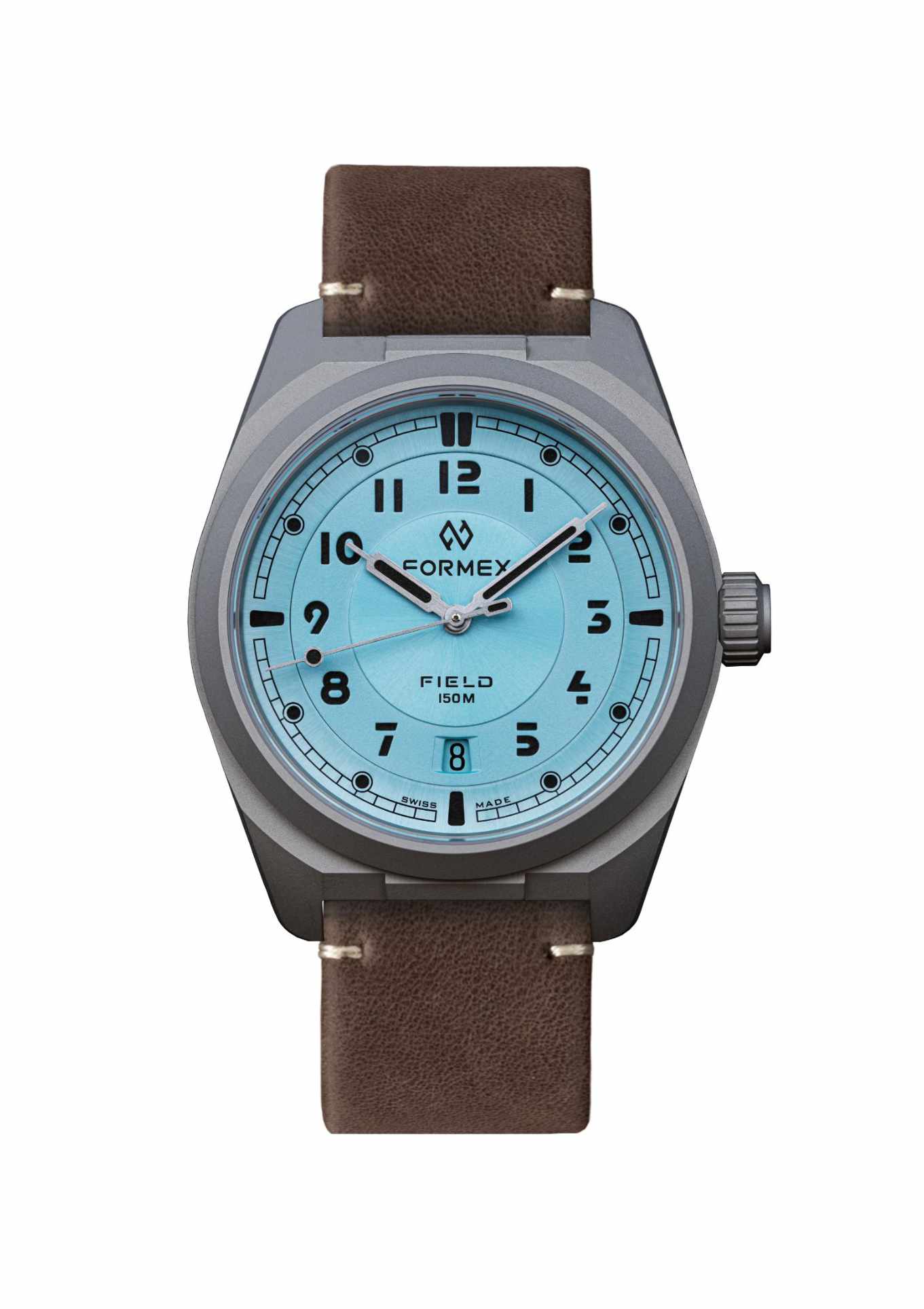 Brown leather strap