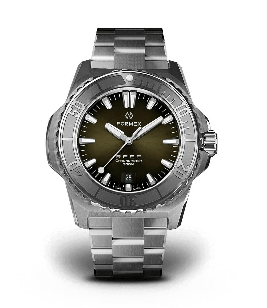 Steel Bezel.Steel Bracelet