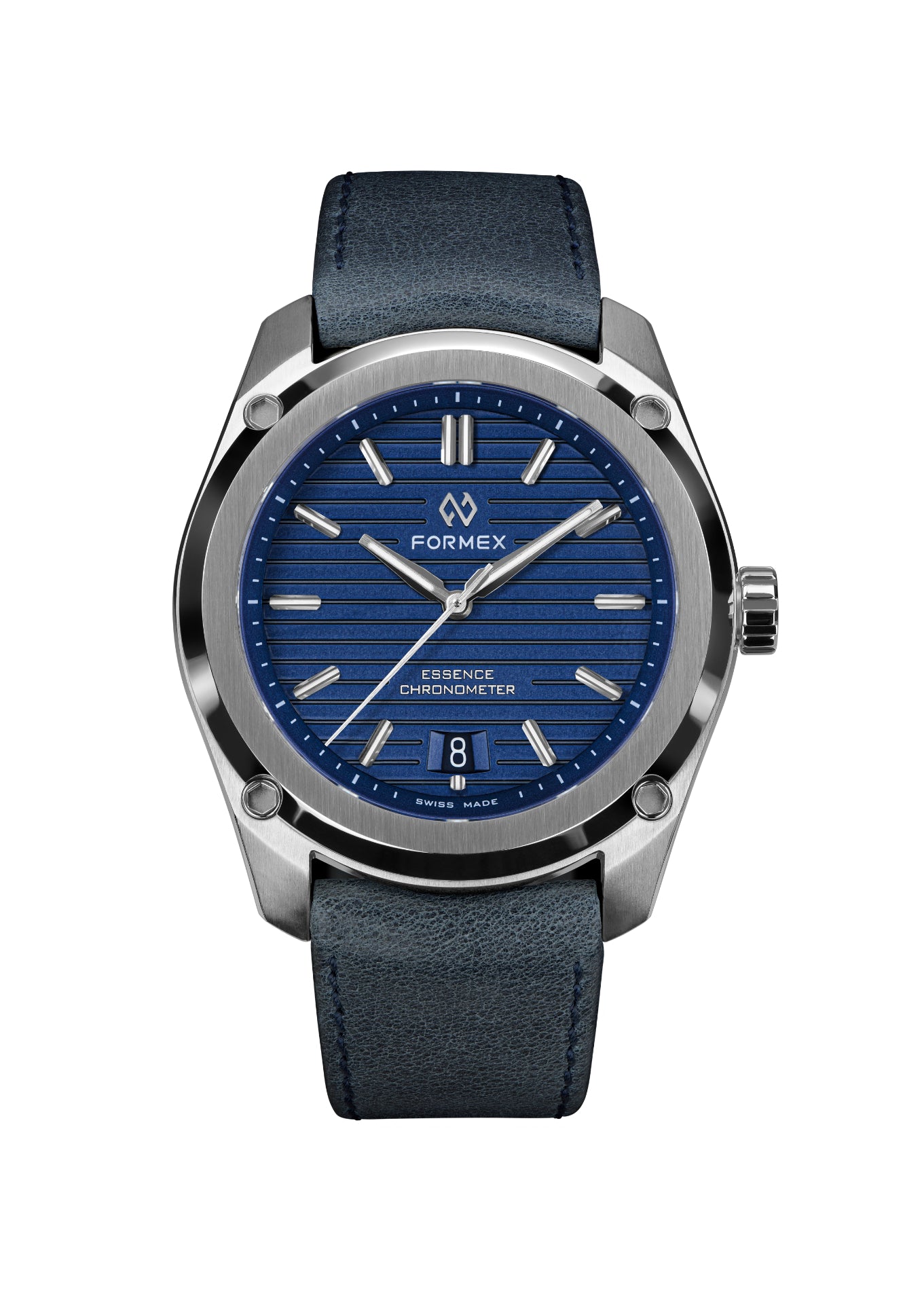 Lederband Blau