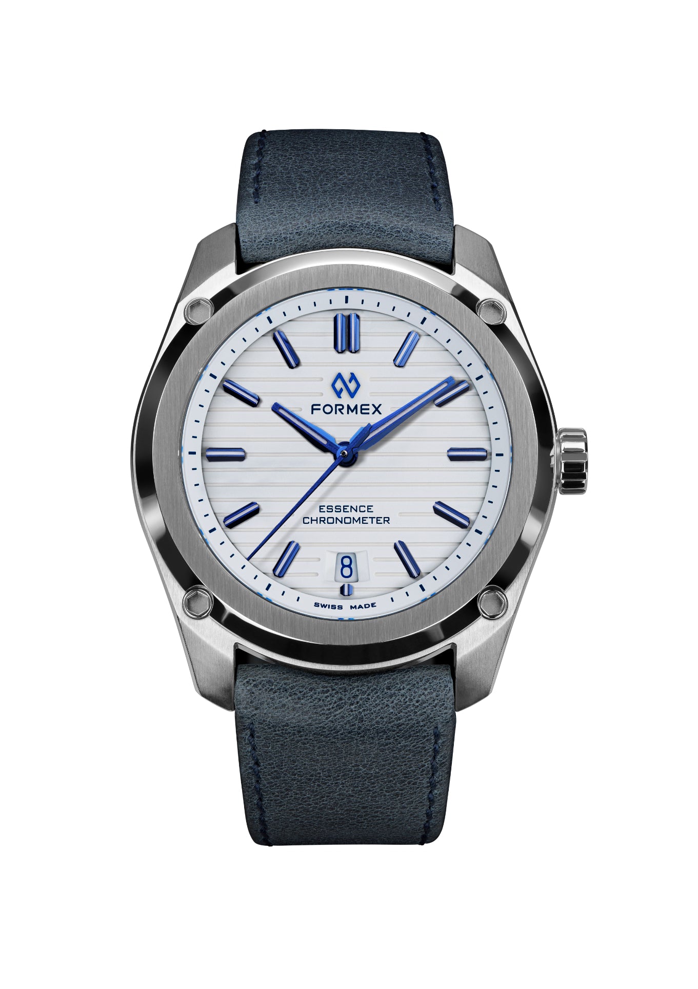 Lederband Blau
