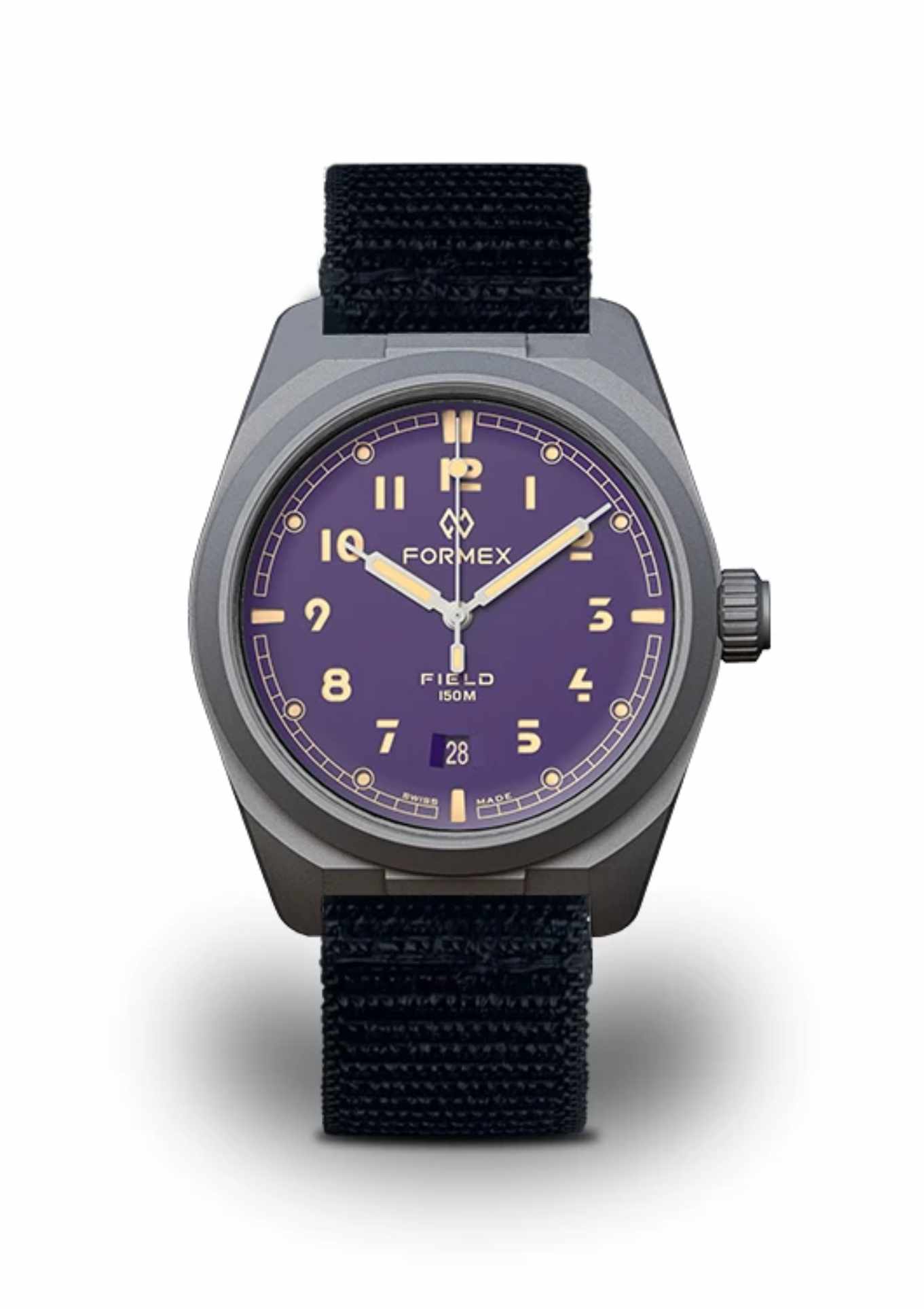 Black nylon strap