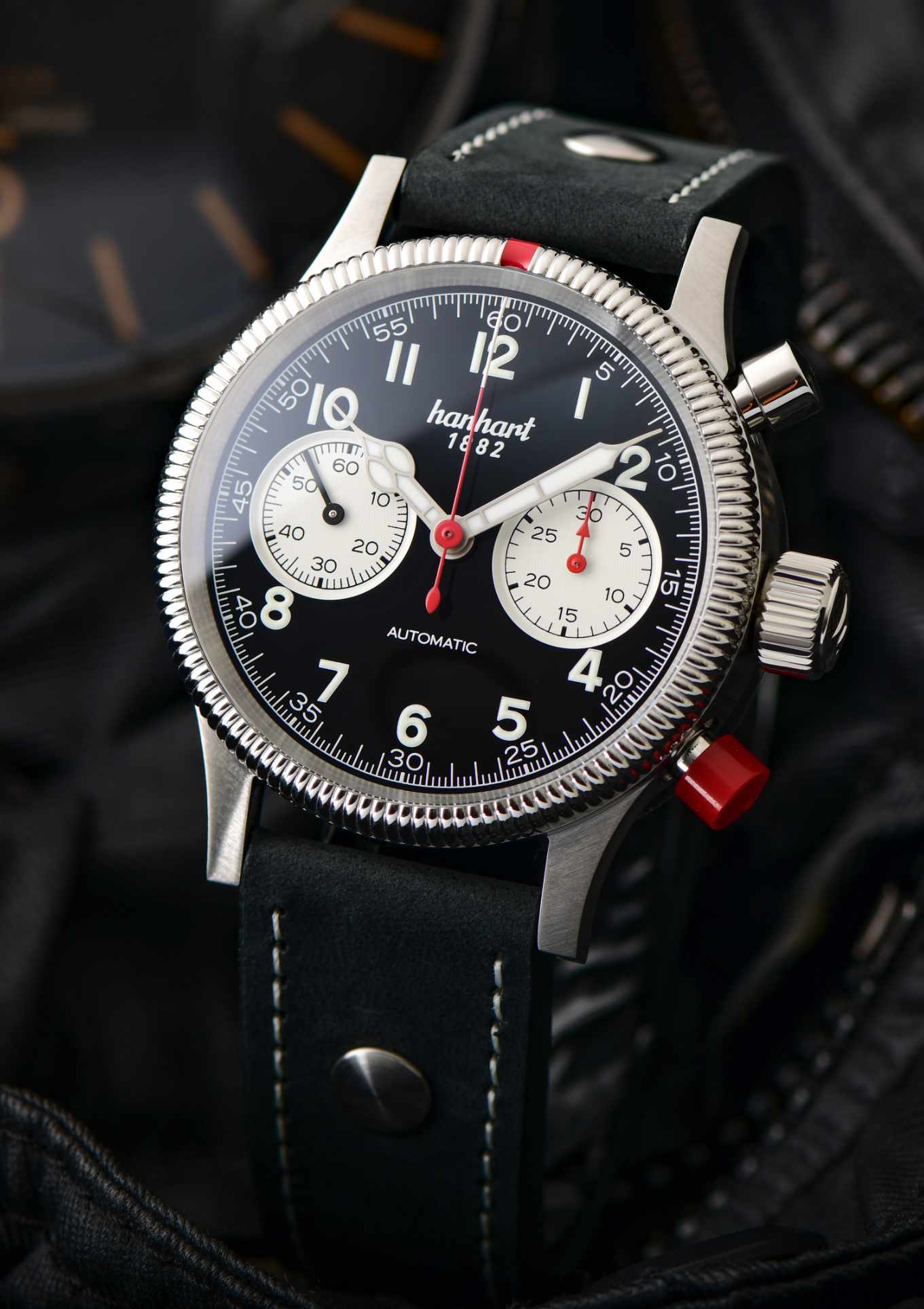 Hanhart Pioneer MK II Reverse Panda – chronofactum.com