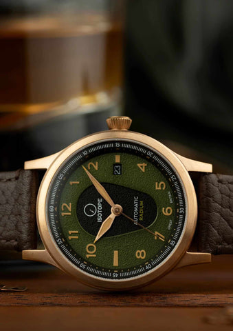Isotope Old Radium Bronze Pilot Olive Green