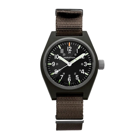 MARATHON 34mm Sage Green General Purpose Quartz GPQ - MaraGlo - WW194009SG