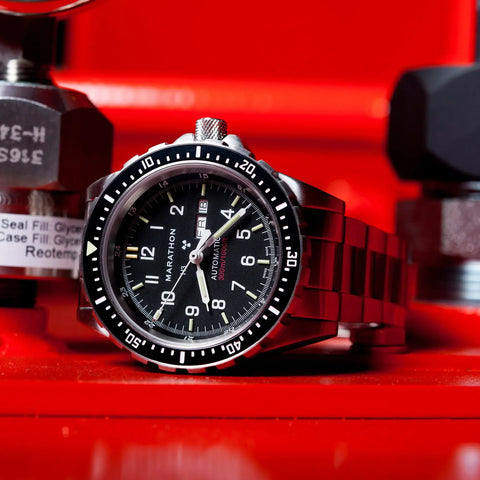 MARATHON 46mm JDD Jumbo Day/Date Automatic - WW194021SS