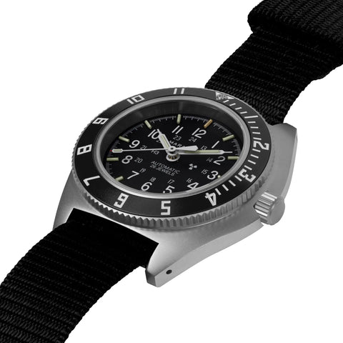 MARATHON SSNAV-D Steel Navigator Automatic - Black Dial - WW194030SS