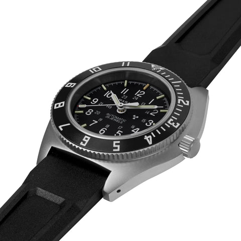 MARATHON SSNAV-D Steel Navigator Automatic - Black Dial - WW194030SS