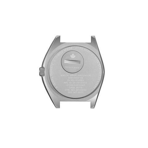 MARATHON SSNAV Arctic Steel Navigator Quarz - White Dial - WW194001SS