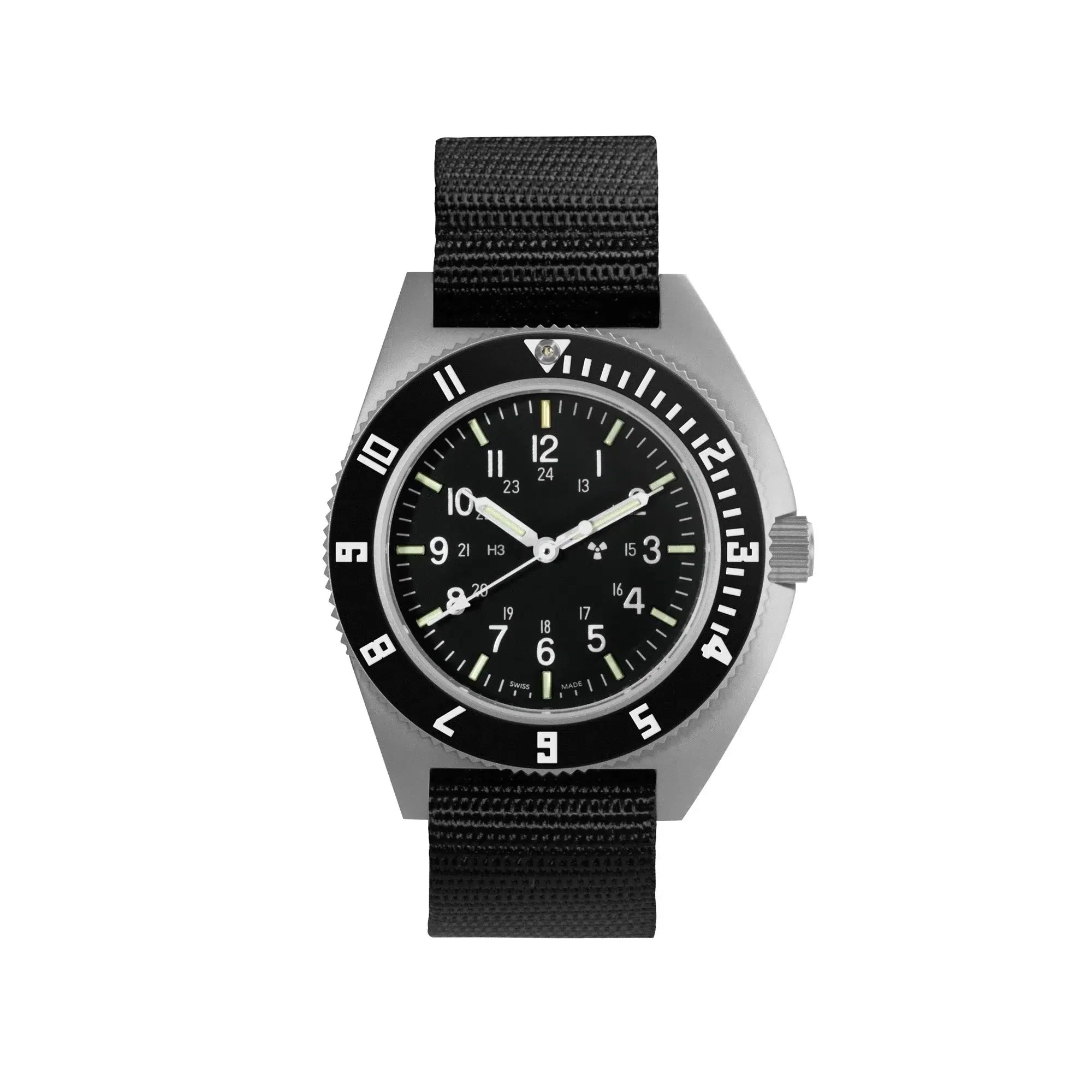 MARATHON SSNAV Steel Navigator Quartz - Black Dial - WW194001SS