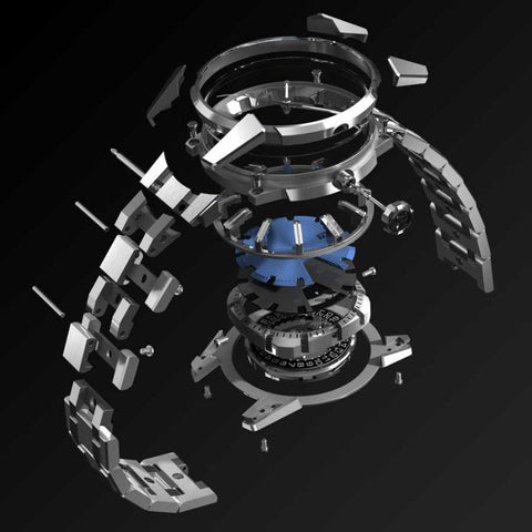 Minase Divido 2.0 Black - Steel - VM14-M01NBK-SSB