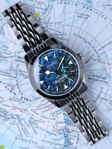 Nivada Grenchen X Chronofactum Antarctic Chrysocoll