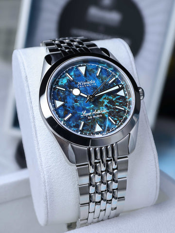 Nivada Grenchen X Chronofactum Antarctic Chrysocoll