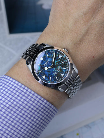 Nivada Grenchen X Chronofactum Antarctic Chrysocoll