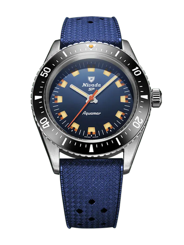 Nivada Grenchen Aquamar Blue 32074A