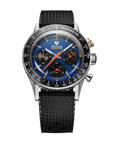 Nivada Grenchen Chronoking Mecaquarz Racing Blue 87050Q