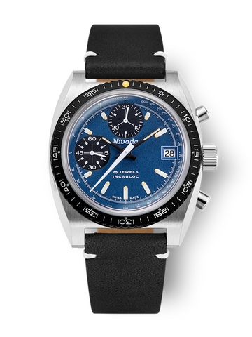 Nivada Grenchen Chronosport Blue 77003A